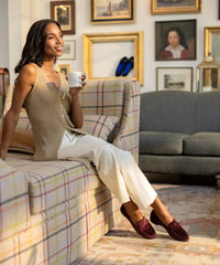 The Starling 20 Loafer - Burgundy Velvet
