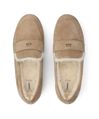 The Heron Loafer Cozy - Latte Suede