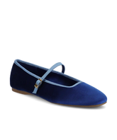 The Hummingbird Mary Jane - Empire Blue Velvet