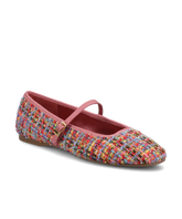 The Hummingbird Mary Jane - Pink Multi Tweed