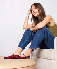 The Hummingbird Mary Jane - Burgundy Patent