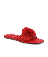 The Kiwi Pom - Red Openweave