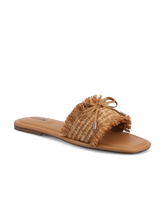 The Kiwi Bow - Tan Raffia