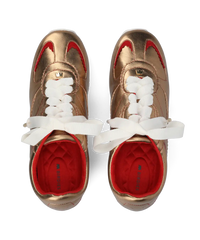 The Speedbird - Vintage Gold Metal Leather