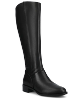 The Starling Tall Boot - Black Leather