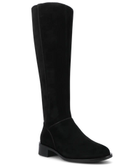 The Starling Tall Boot - Black Suede