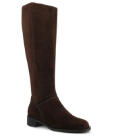 The Starling Tall Boot - Chocolate Suede