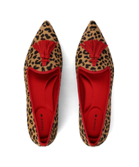 The Starfinch 15 Tassel - Leopardprint Haircalf