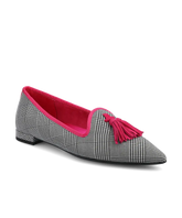 The Starfinch 15 Tassel - Two Tone Plaid