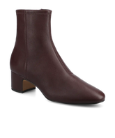 The Starling 50 Bootie - Burgundy Stretch Leather