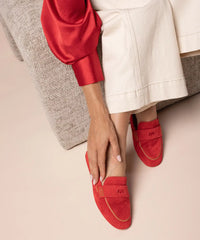 The Vesper Driver - Red Suede