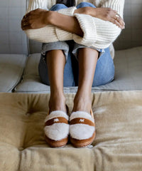 The Heron Loafer Cozy - Tan Velvet Faux Fur
