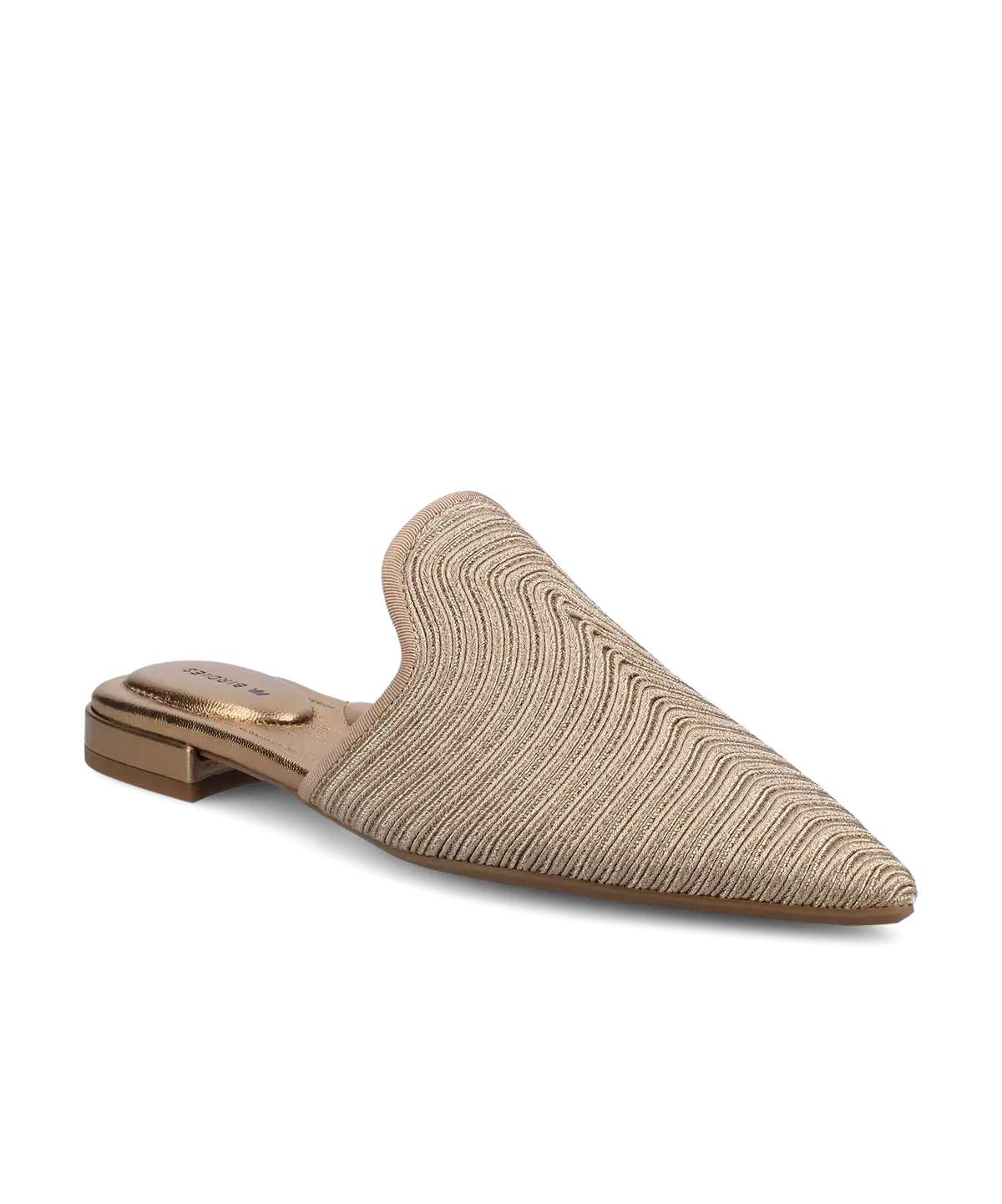 The Goldfinch 15 Mule - Gold Braiding