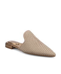 The Goldfinch 15 Mule - Gold Braiding