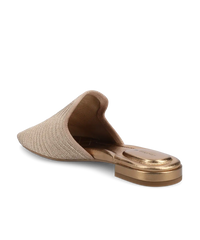 The Goldfinch 15 Mule - Gold Braiding