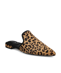 The Goldfinch 15 Mule - Leopardprint Haircalf