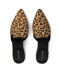The Goldfinch 15 Mule - Leopardprint Haircalf