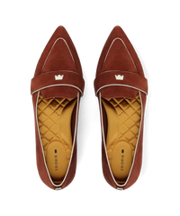 The Sparrow Loafer - Cognac Suede