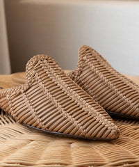 The Goldfinch 15 Woven Slide - Toffee Woven