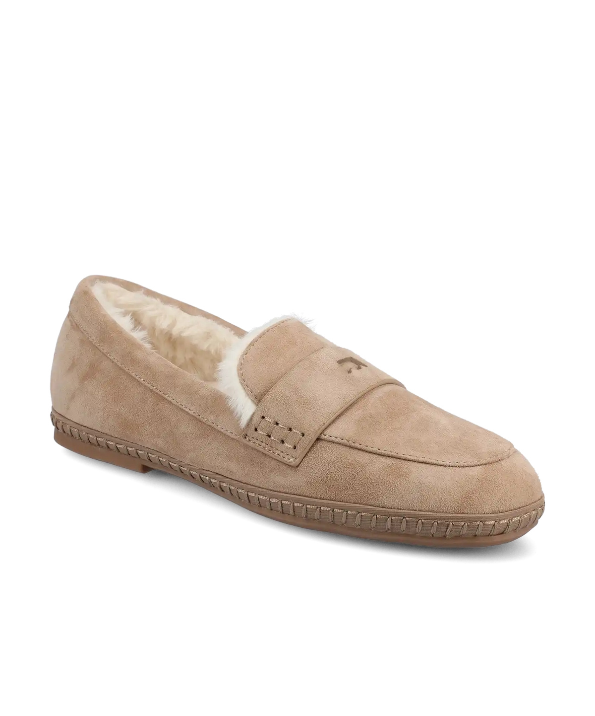 The Heron Loafer Cozy - Latte Suede