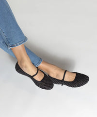 The Hummingbird Mary Jane - Black Openweave