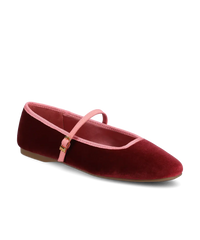 The Hummingbird Mary Jane - Cognac Velvet