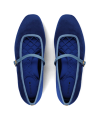 The Hummingbird Mary Jane - Empire Blue Velvet