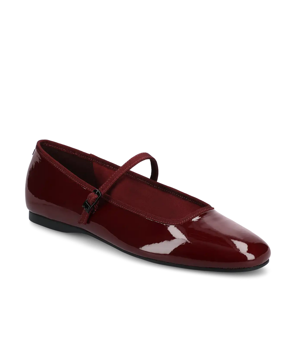 The Hummingbird  Mary Jane - Burgundy Patent
