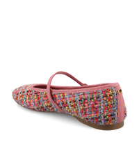 The Hummingbird Mary Jane - Pink Multi Tweed