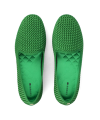 The Heron - Kelly Green Woven Satin