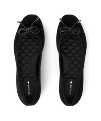 The Hummingbird - Black Velvet Jeweled Bow