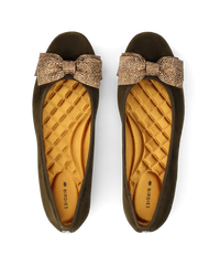 The Hummingbird Jewelry Bow - Deep Earth Velvet