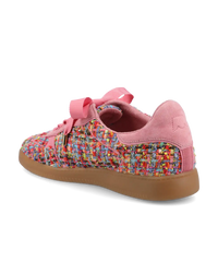 The Jay Sneaker - Pink Multi Tweed