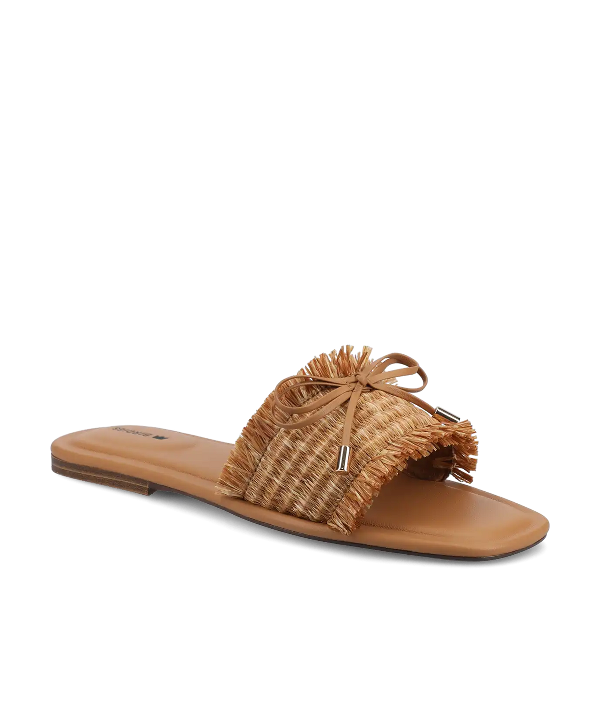 The Kiwi Bow - Tan Raffia