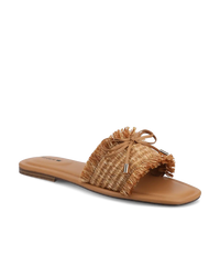 The Kiwi Bow - Tan Raffia