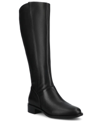 The Starling Tall Boot - Black Leather