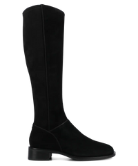 The Starling Tall Boot - Black Suede