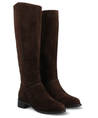 The Starling Tall Boot - Chocolate Suede