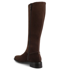 The Starling Tall Boot - Chocolate Suede