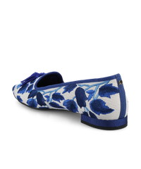 The Starfinch 15 Tassel - Empire Blue Teatime Embroidery