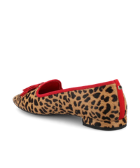 The Starfinch 15 Tassel - Leopardprint Haircalf