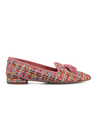 The Starfinch 15 Tassel - Pink Multi Tweed