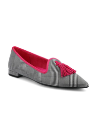 The Starfinch 15 Tassel - Two Tone Plaid
