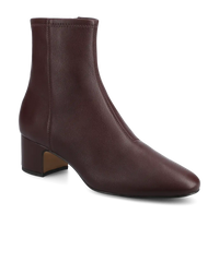 The Starling 50 Bootie - Burgundy Stretch Leather