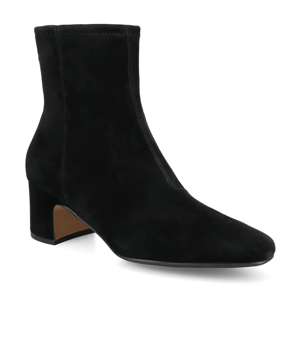 The Starling 50 Bootie - Black Stretch Suede