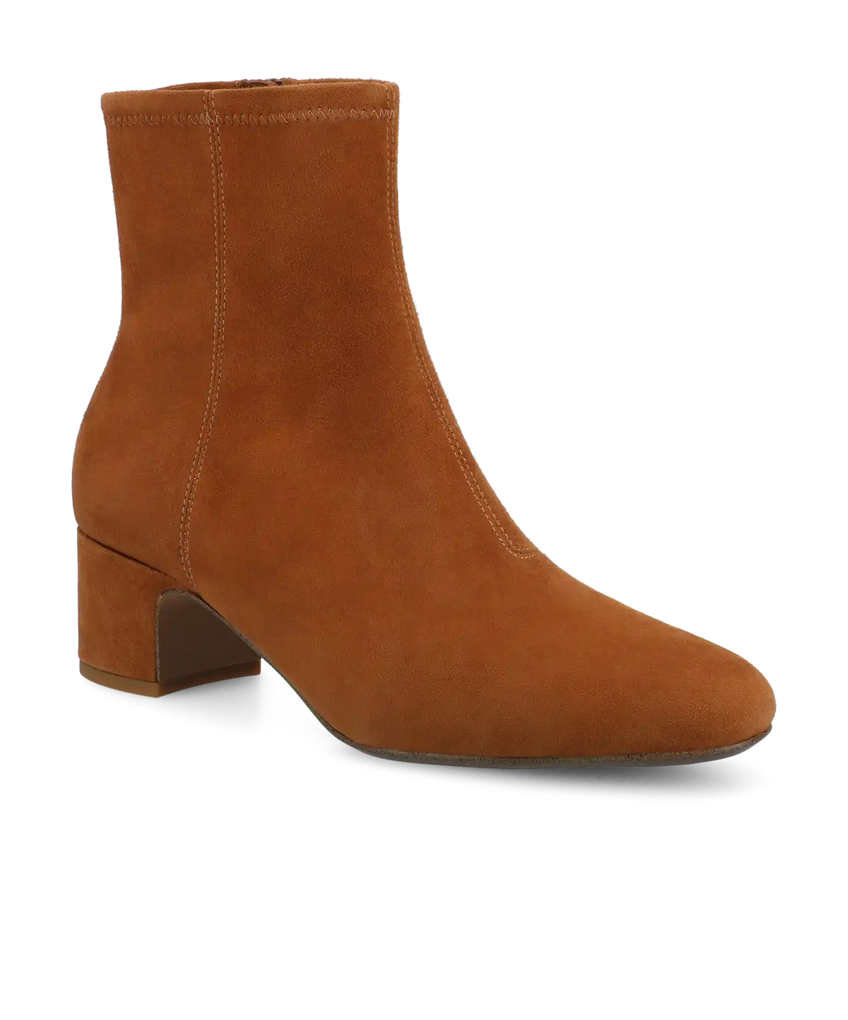 The Starling 50 Bootie - Tan Stretch Suede