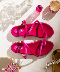 The Sunbird String - Hot Pink Velvet