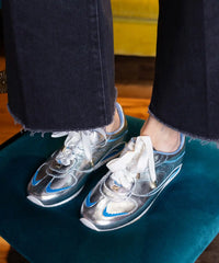 The Speedbird - Silver Metal Leather
